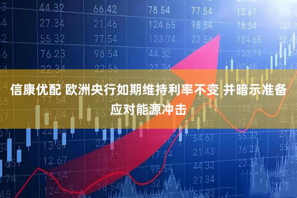 信康优配 欧洲央行如期维持利率不变 并暗示准备应对能源冲击